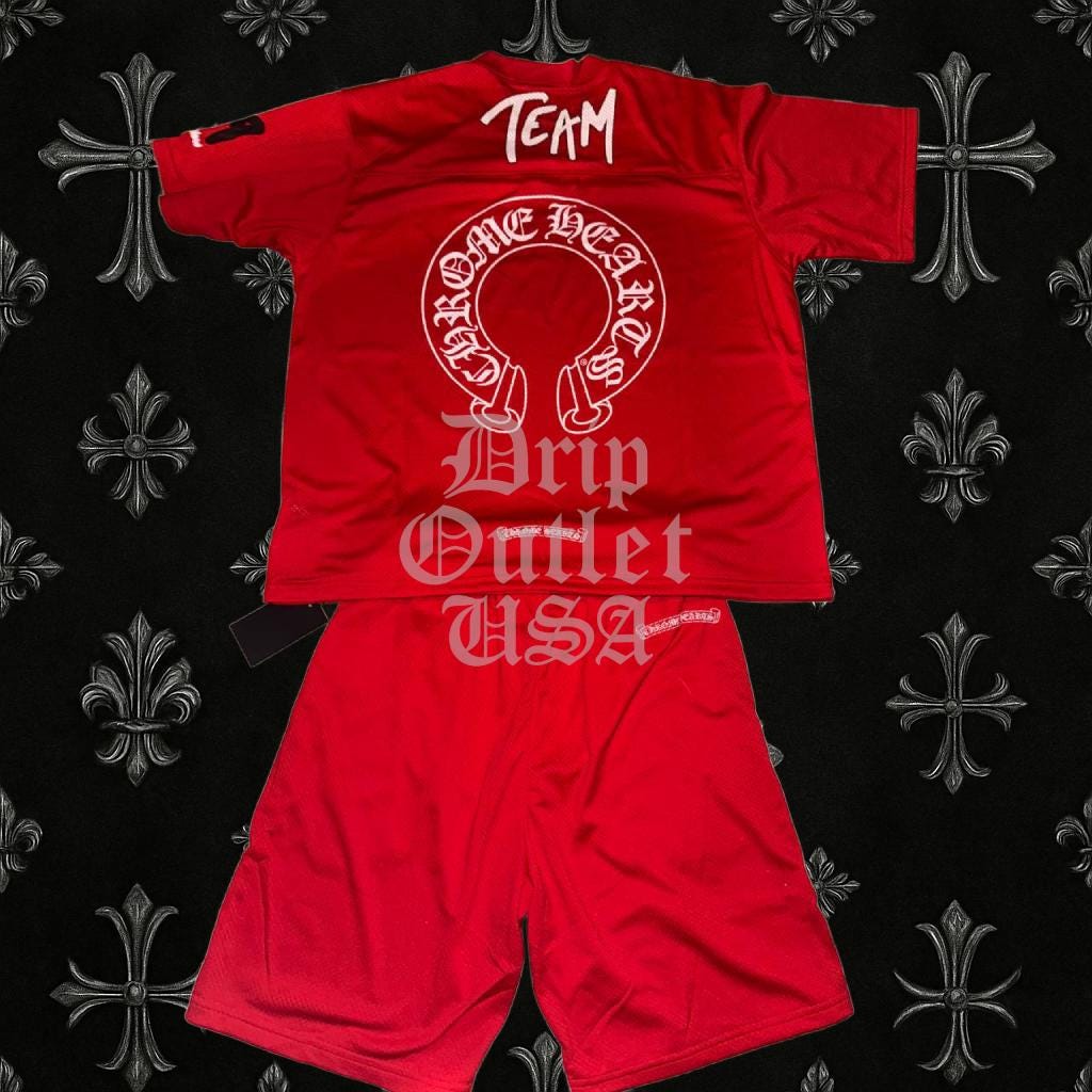 Chrome Hearts Jersey Set - RED