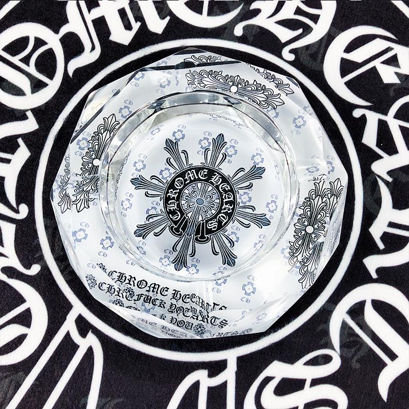 Chrome Hearts Gothic Logo Glass Ash Tray