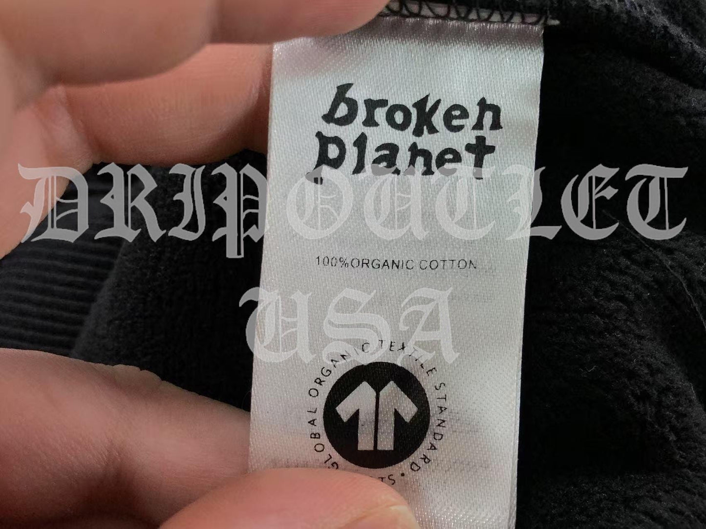 Broken Planet "True Love is Hard To Find" Hoodie - Black