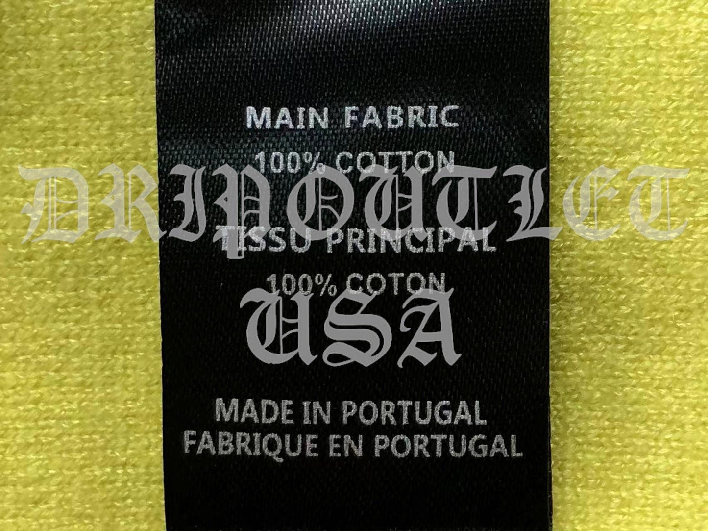 VETEMENTS "VETEMENTS" Scarf - Black / Blue / Pink / Yellow