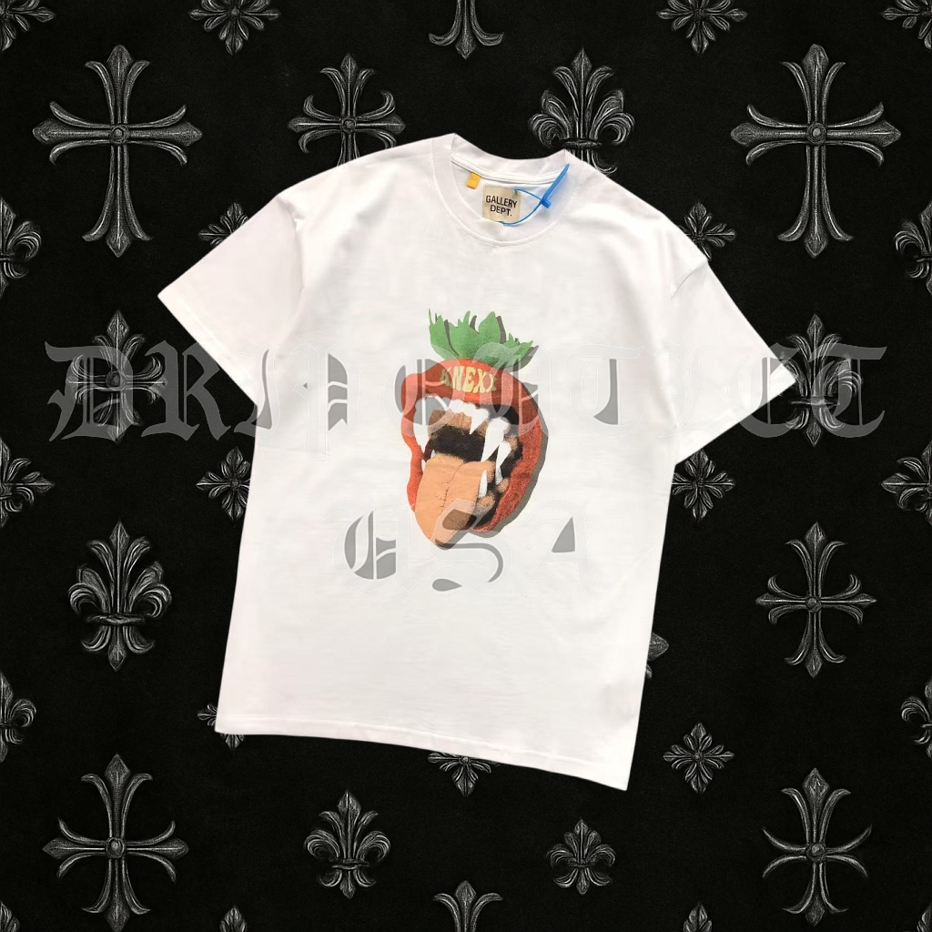 Gallery Dept “The Losers Win Again” T-Shirt – White Graffiti Print Tee