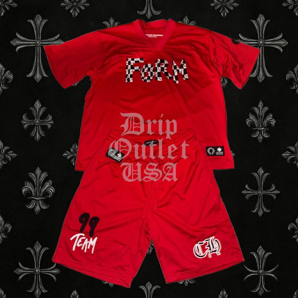 Chrome Hearts Jersey Set - RED