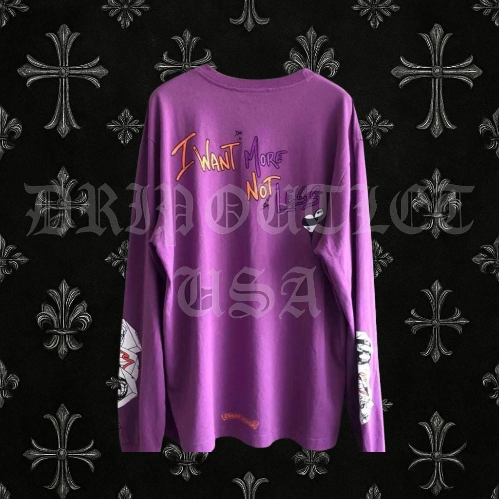 Chrome Hearts x Matty Boy Crewneck "I Want More Not Less"