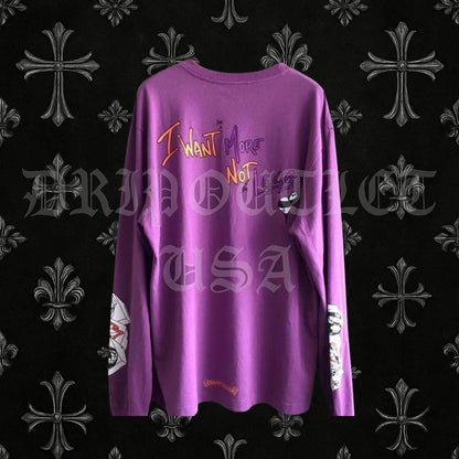 Chrome Hearts x Matty Boy Crewneck "I Want More Not Less"