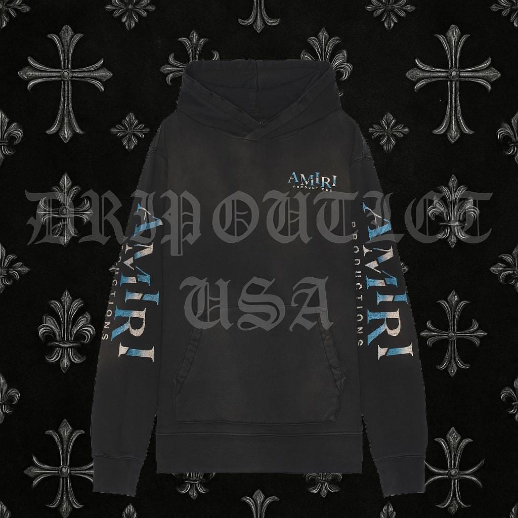 Amiri Theatre Masks Hoodie