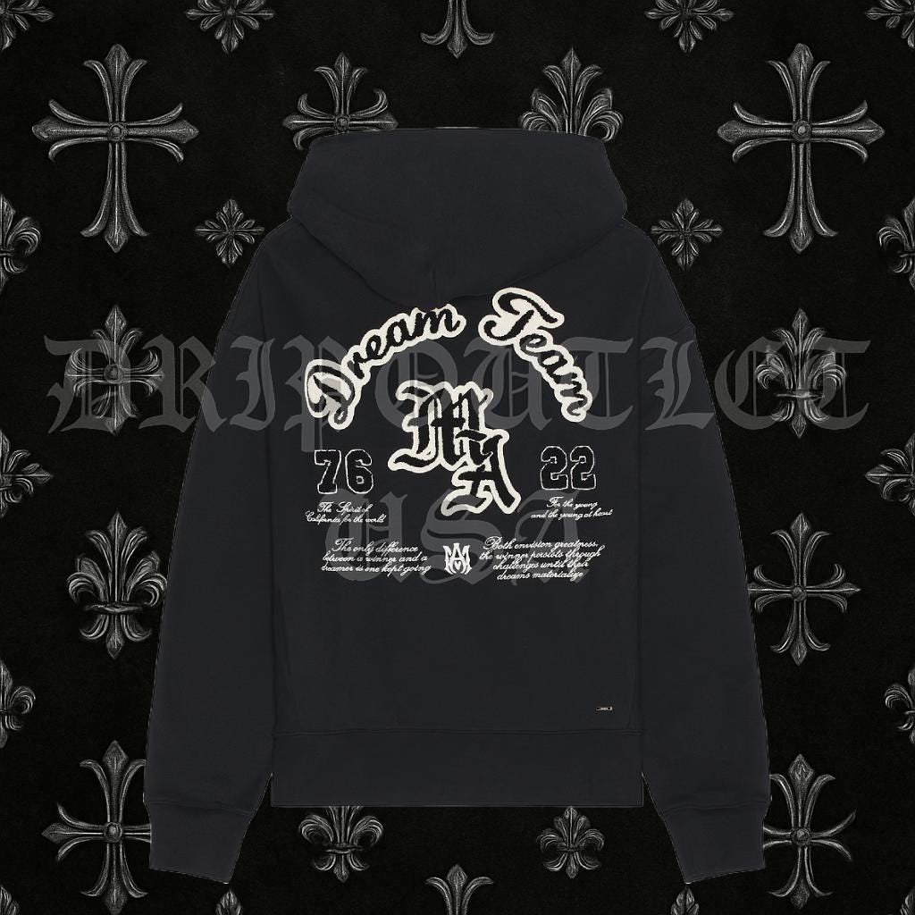 Amiri Dream Team Hoodie / Sweatpants Combo
