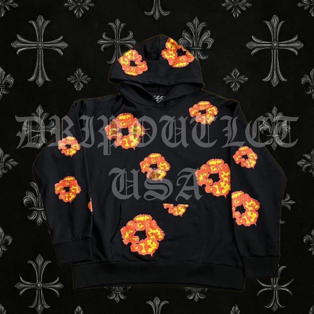 Denim Tears x Offset Wreath Hoodie 'Black'