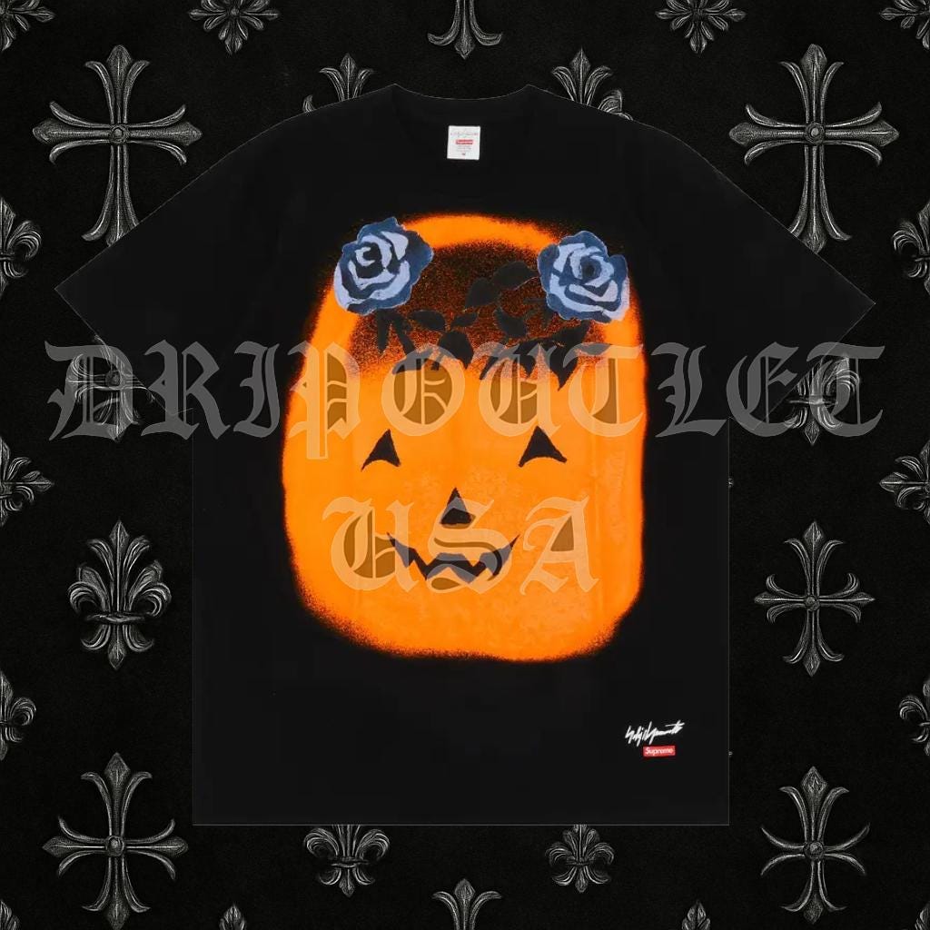 Supreme x Yohji Yamamoto Pumpkin Tee 'Black'
