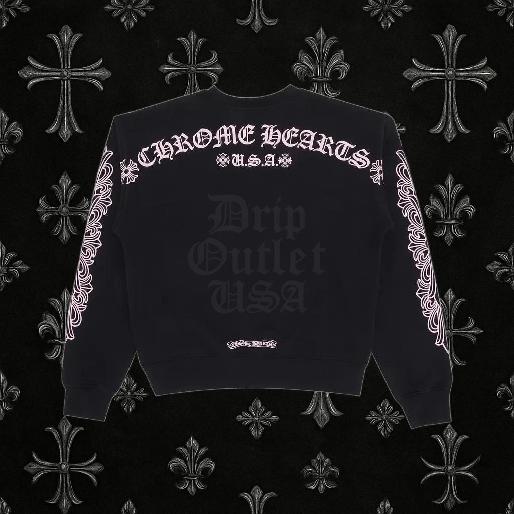 Chrome Hearts x Matty Boy Crewneck 'Black/Pink'