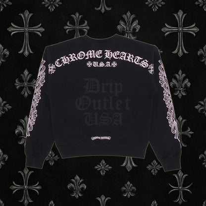 Chrome Hearts x Matty Boy Crewneck 'Black/Pink'