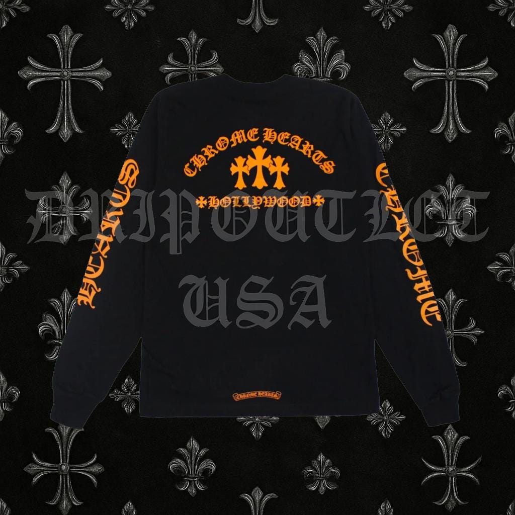 Chrome Hearts Hollywood Triple Cross Crewneck
