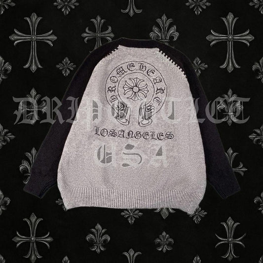 Chrome Hearts Knitted Sweatshirt - Gray