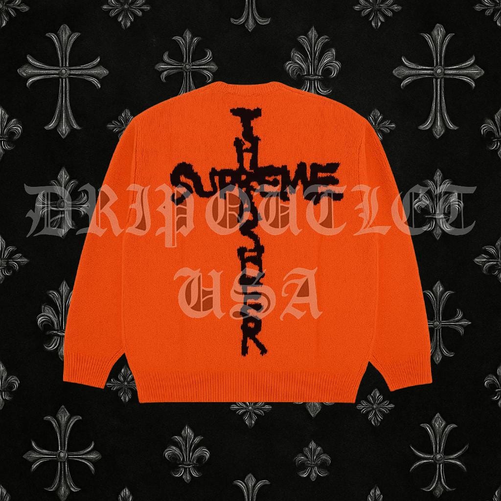 Supreme x Thrasher Sweater 'Orange'