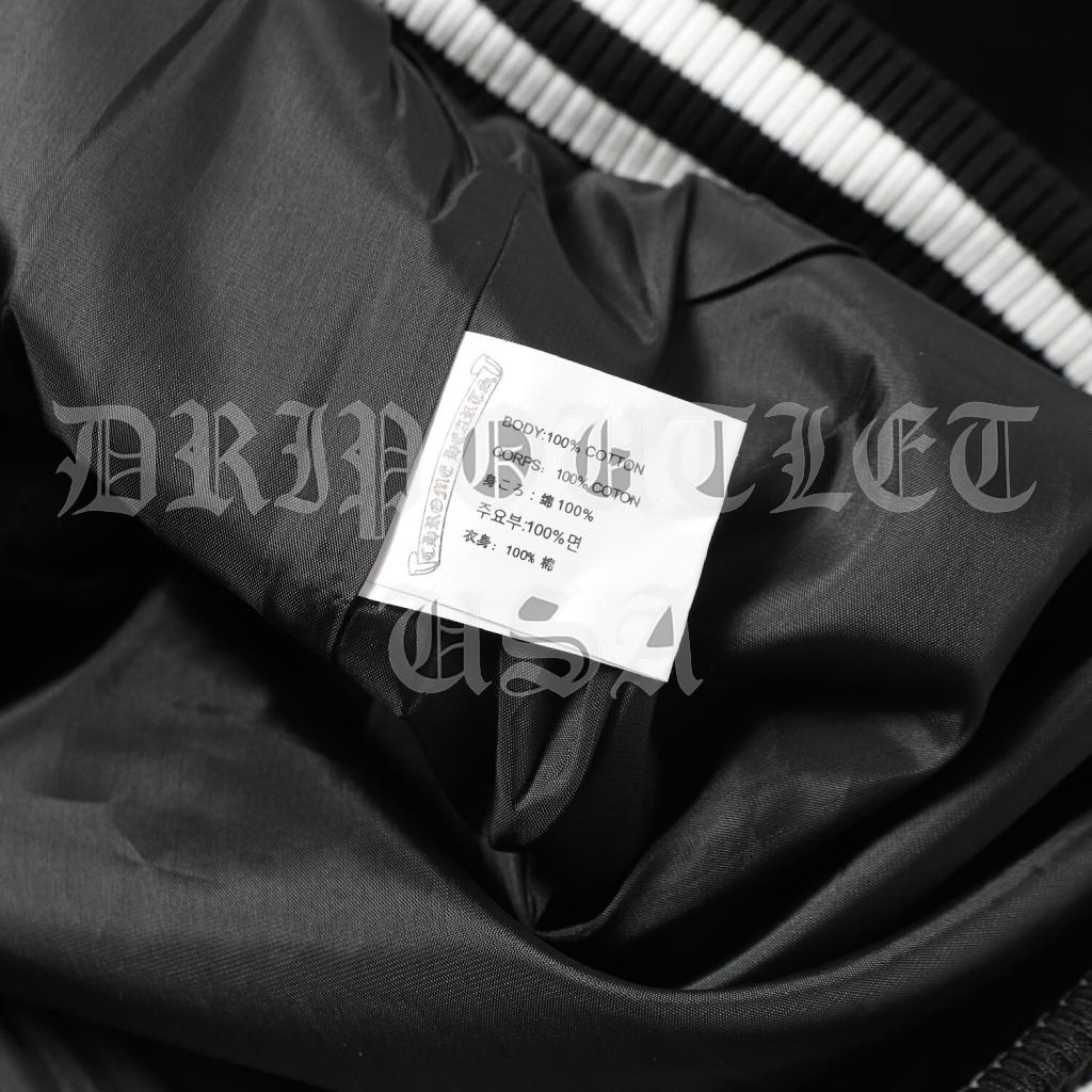 Chrome Hearts Leather Varsity Jacket