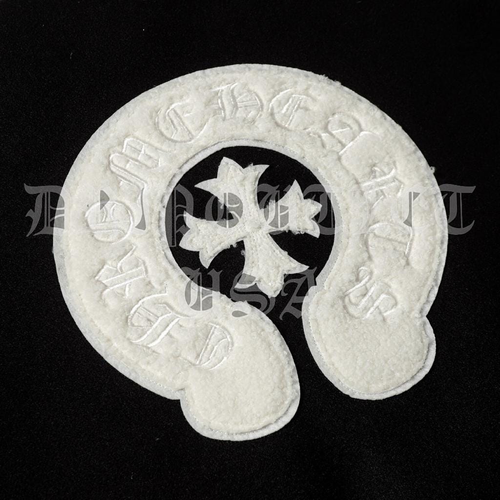 Chrome Hearts Leather Varsity Jacket