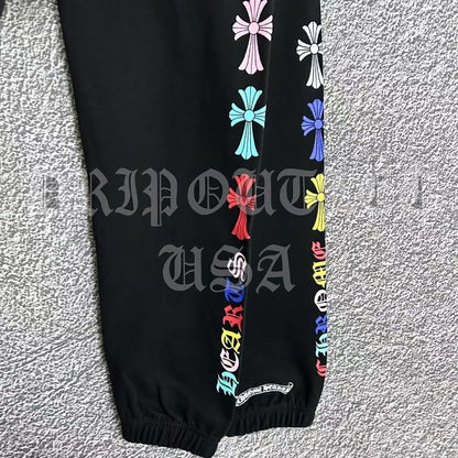 Chrome Hearts Multi Color Cross Jogger Sweat Pants