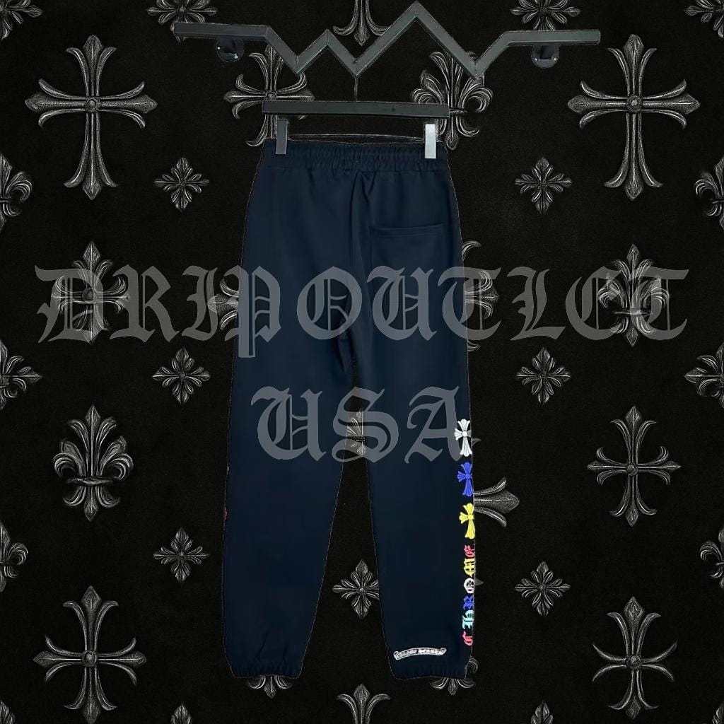 Chrome Hearts Multi Color Cross Jogger Sweat Pants