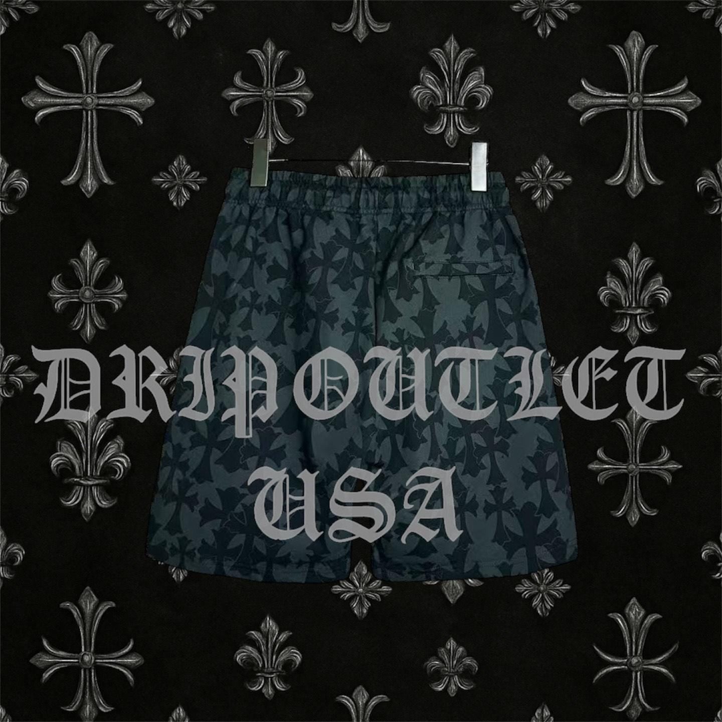 Chrome Hearts Cross Pattern Shorts