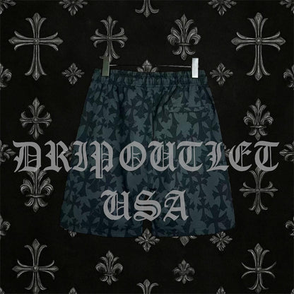 Chrome Hearts Cross Pattern Shorts