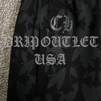 Chrome Hearts Cross Pattern Shorts