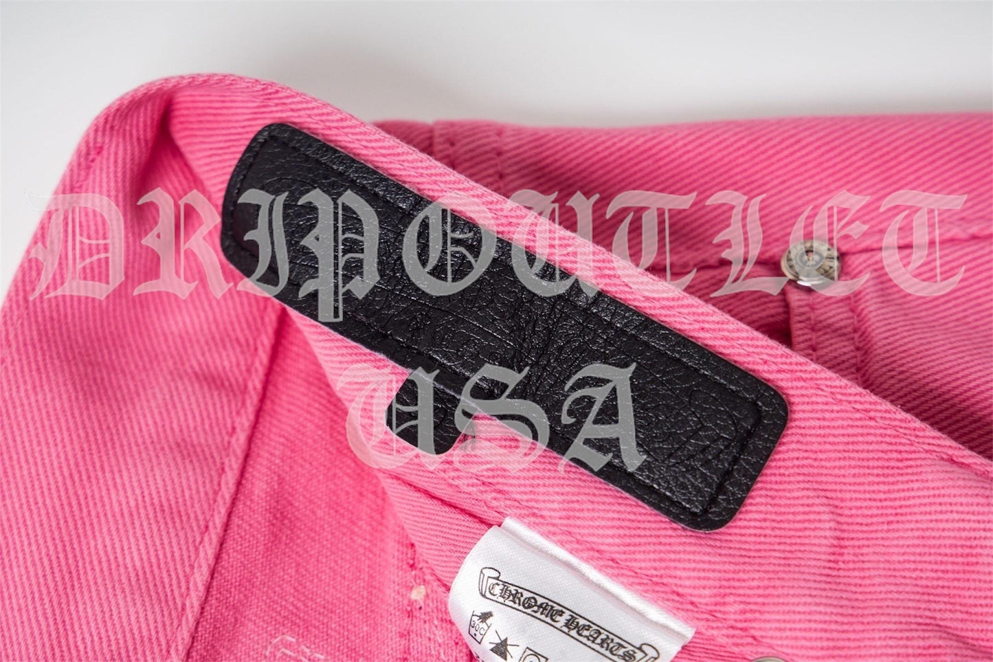 Chrome Hearts 'Pink/Pink' Cross Jeans