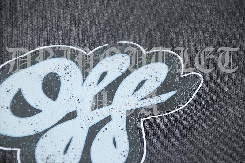 Off-White "Gray/Blue" Logo Hoodie