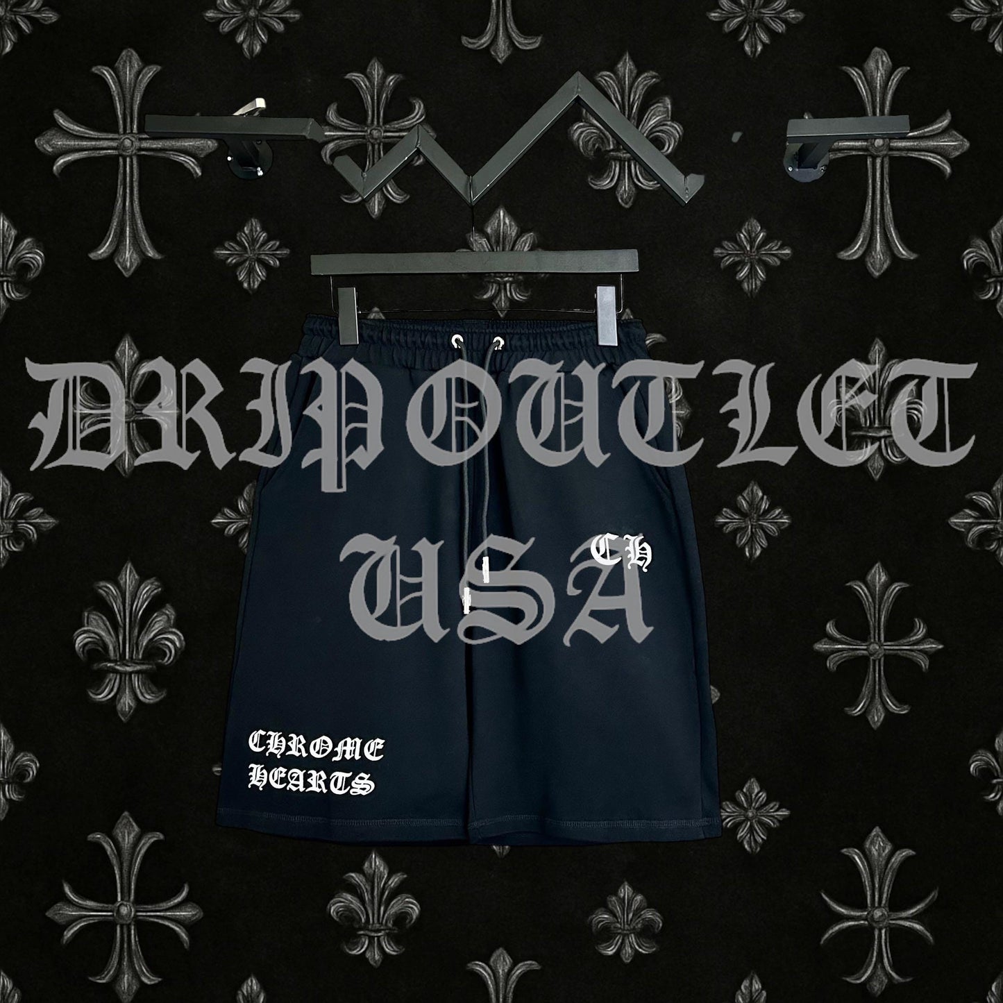 Chrome Hearts Cross Logo Shorts