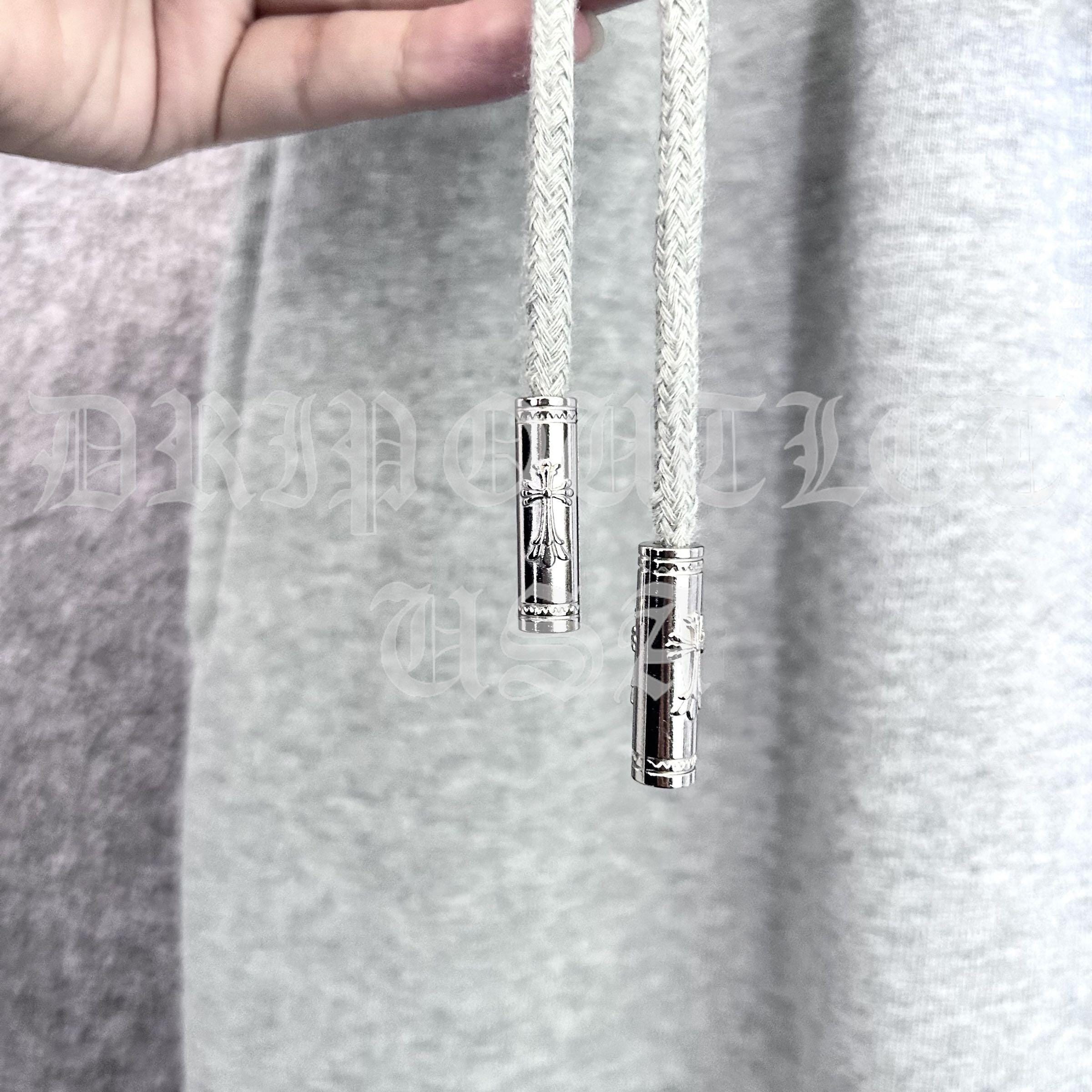 Chrome Hearts 'Leather Cross Logo' Joggers/Sweatpants - Grey