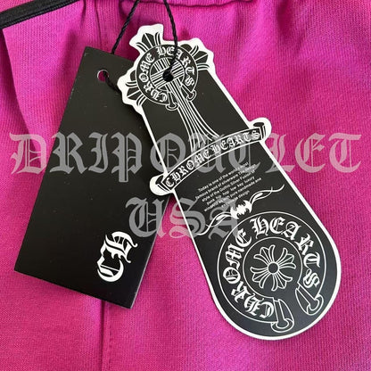 Chrome Hearts X Matty Boy "I want more not less” Joggers/Sweatpants - Pink