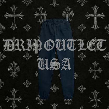 Chrome Hearts 'Gothic Font Logo' Joggers/Sweatpants - Black