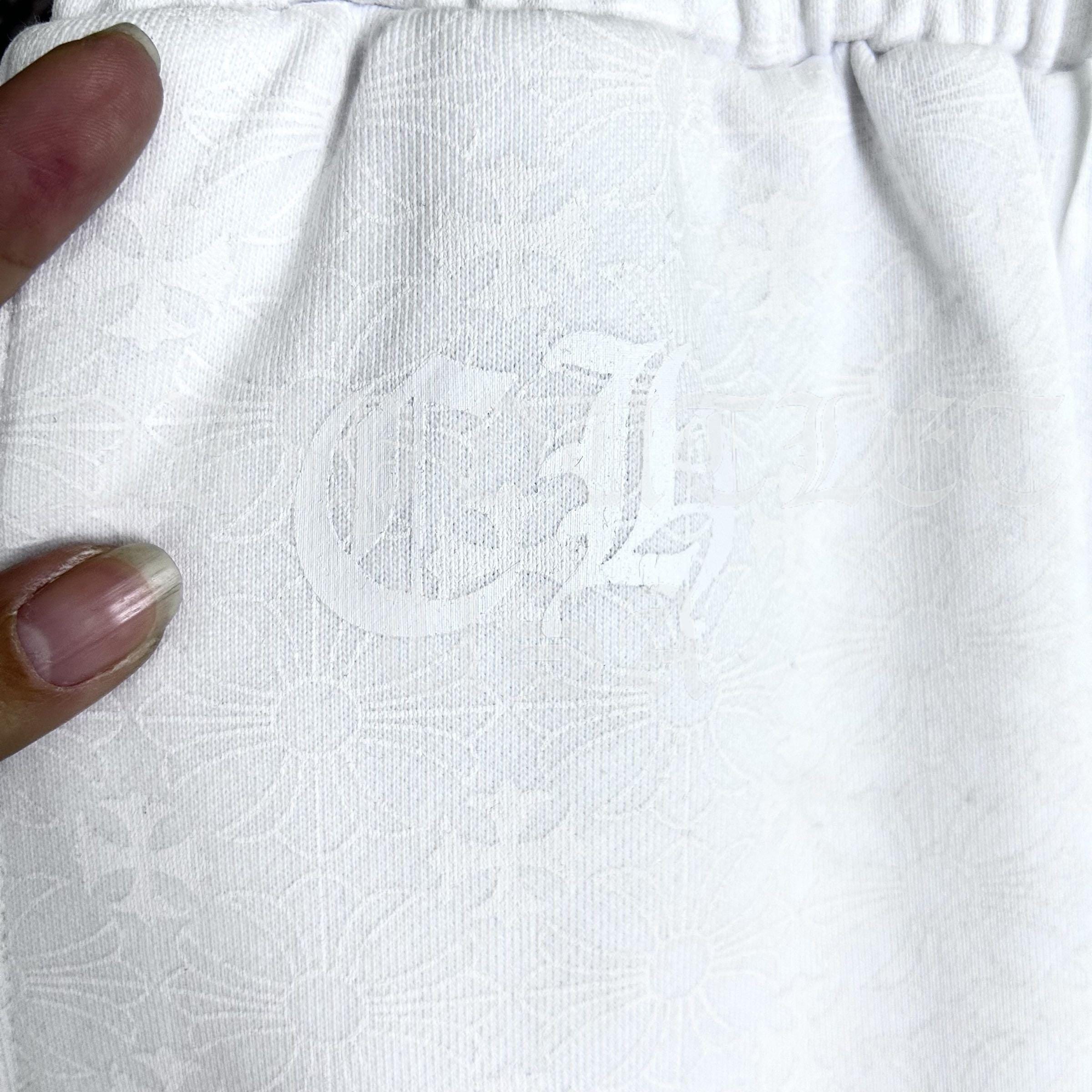 Chrome Hearts 'Gothic Font' Joggers/Sweatpants - White