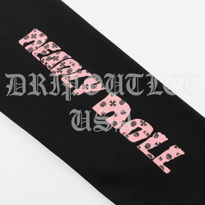 Chrome Hearts x Deadly Doll Cross Logo Joggers - Black