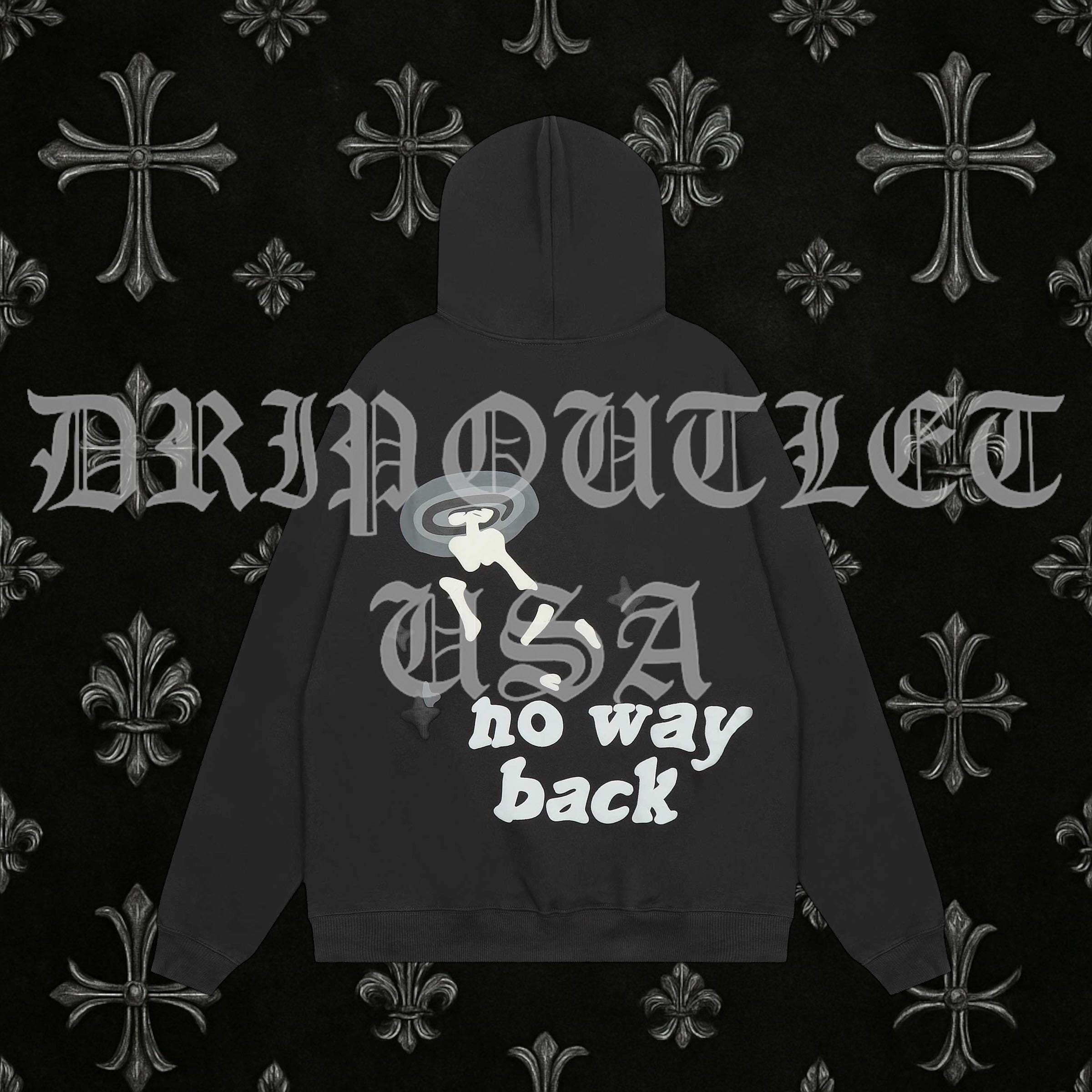 Broken Planet "Trapped in Time" Hoodie - Black