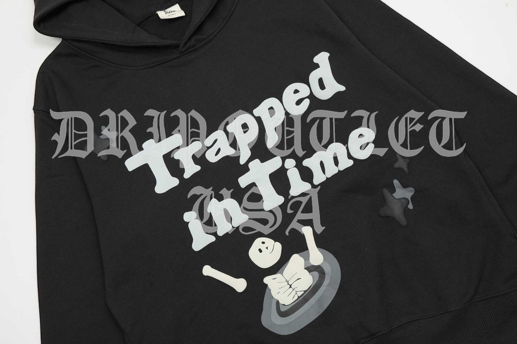 Broken Planet "Trapped in Time" Hoodie - Black