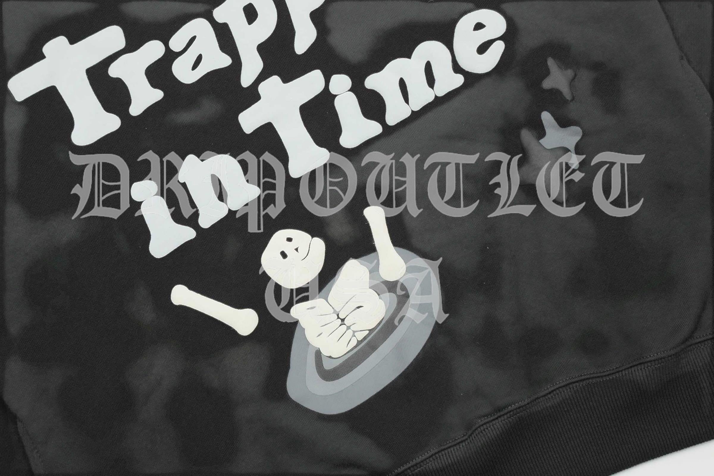 Broken Planet "Trapped in Time" Hoodie - Black