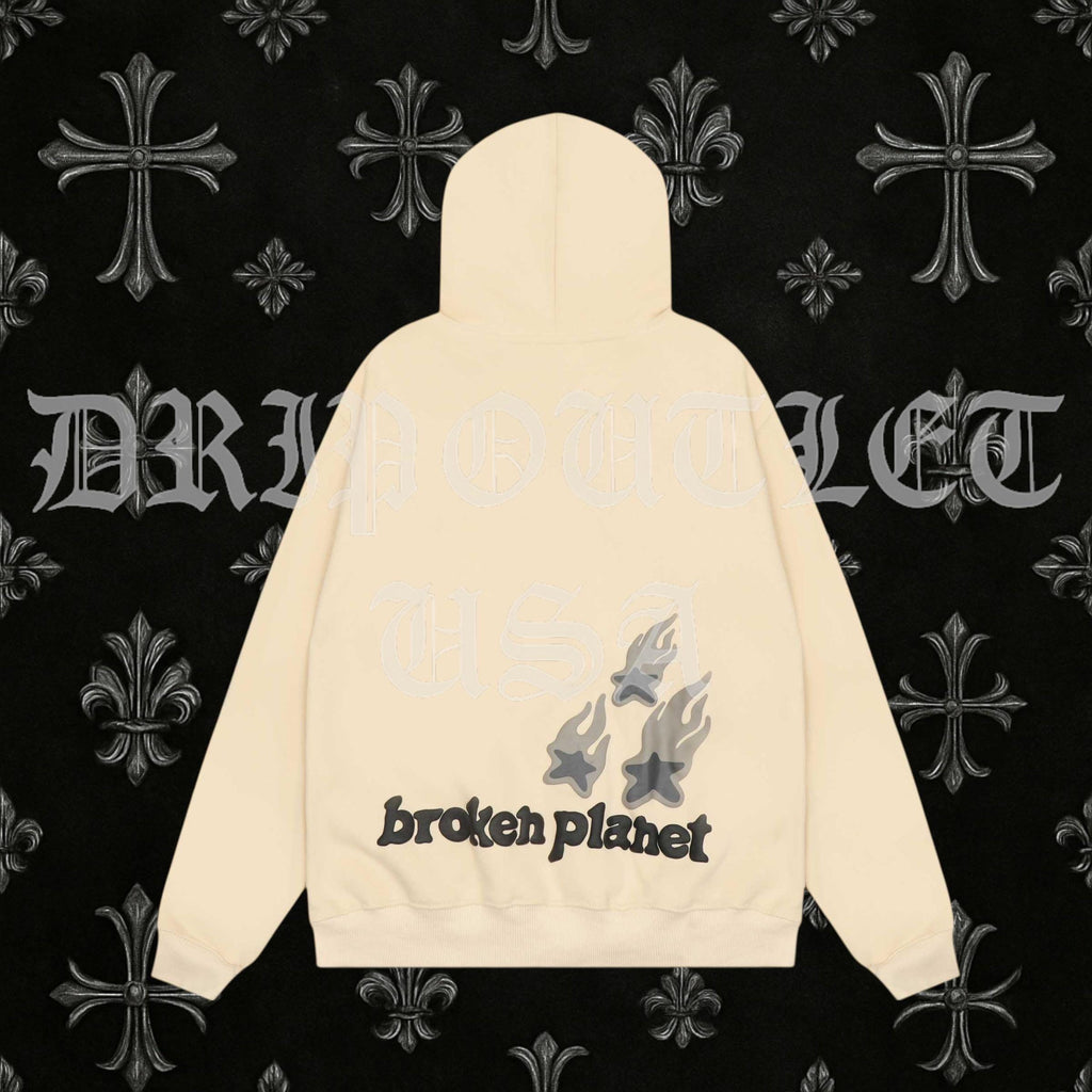 Broken Planet "Heartless Love" Hoodie - Cream