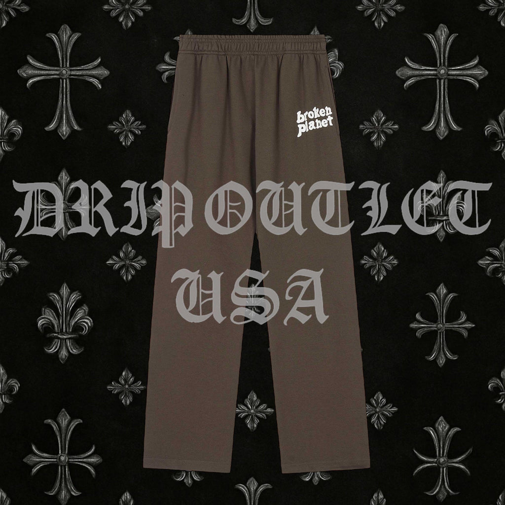 Broken Planet Joggers/Sweatpants - Brown
