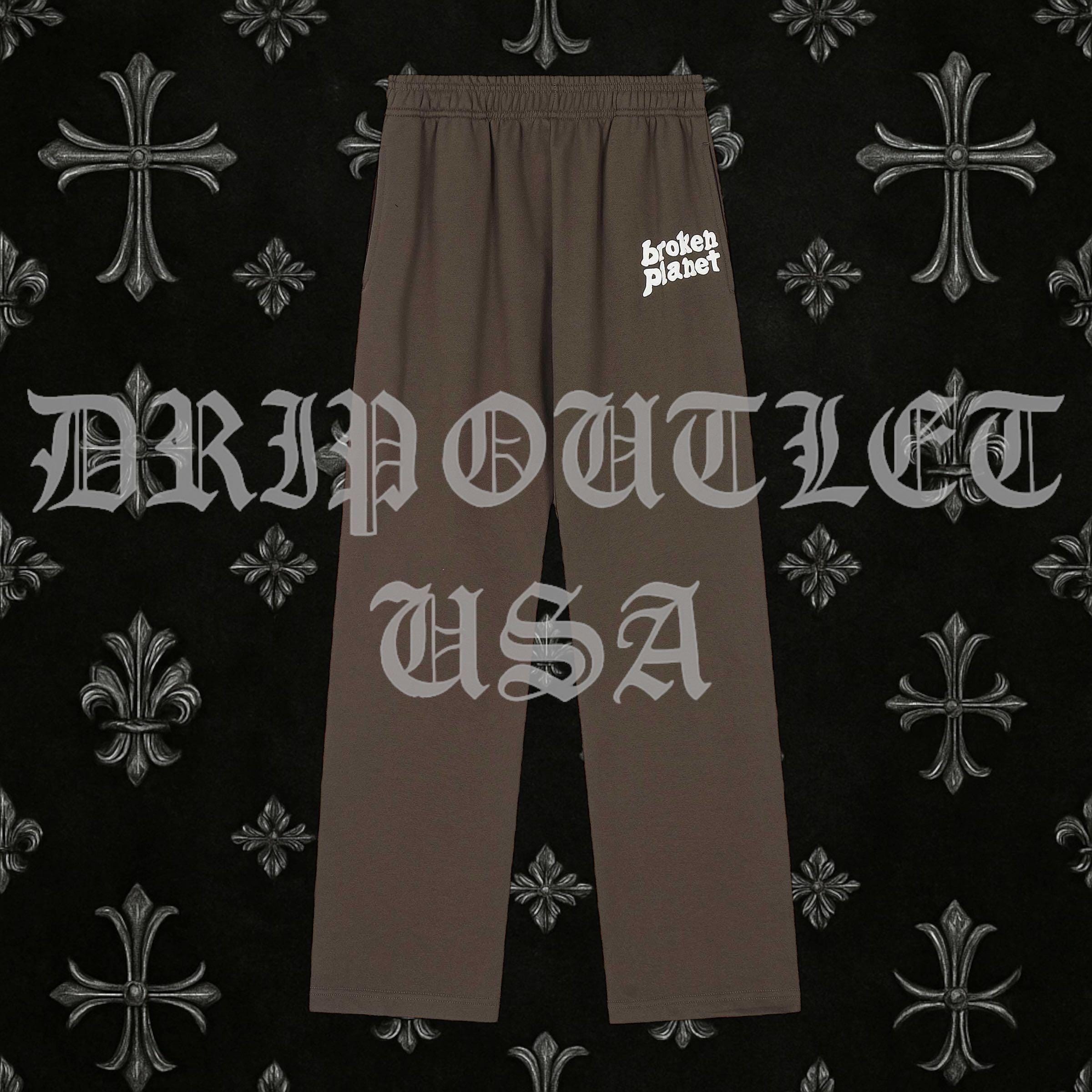Broken Planet Joggers/Sweatpants - Brown