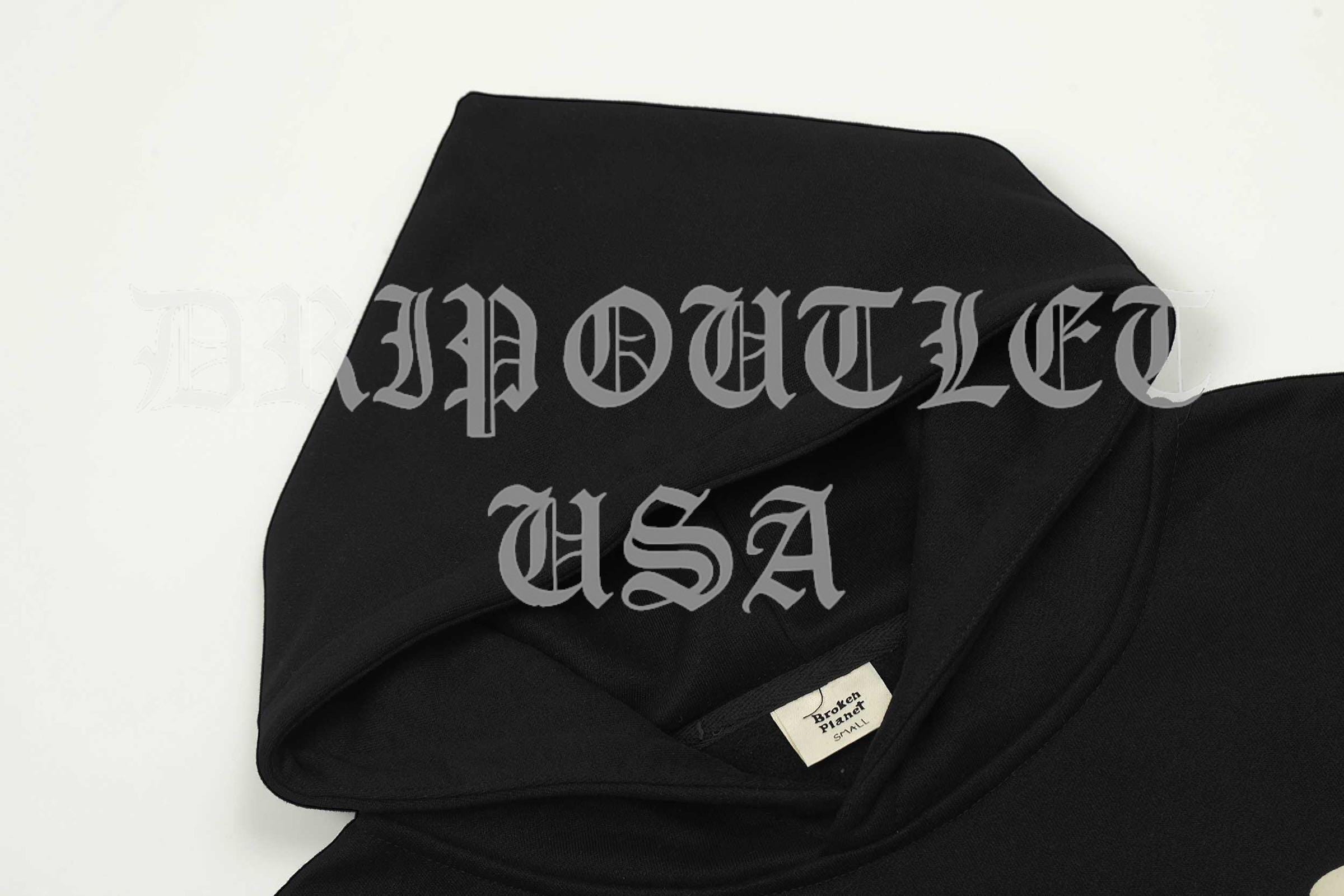 Broken Planet "Hearts are made to be broken" Hoodie - Black / Pink