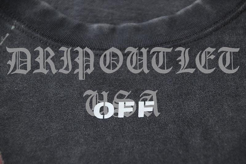 Off-White Colorful Virgin Oil Painting Short Sleeve Tee