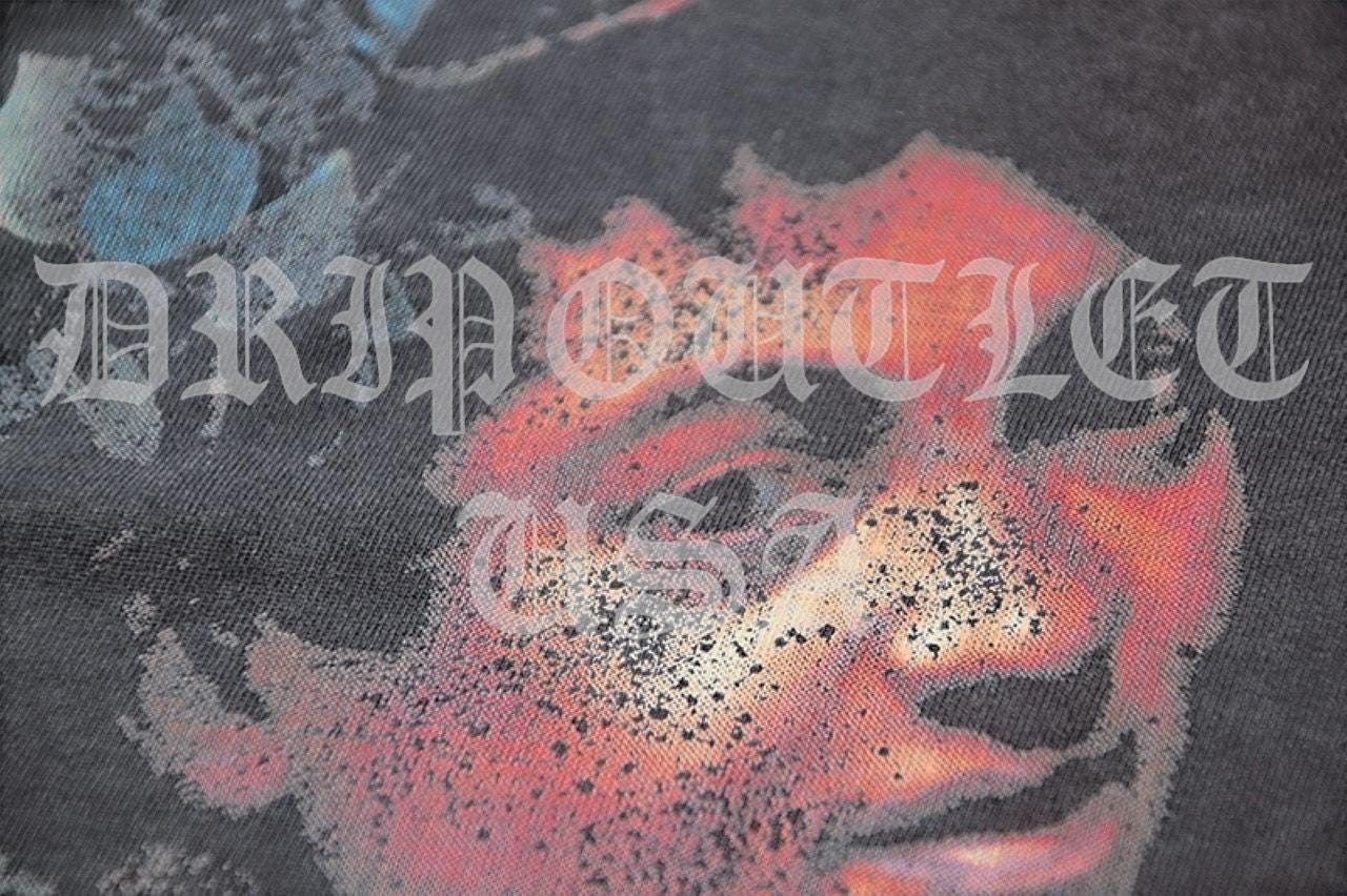 Off-White Colorful Virgin Oil Painting Short Sleeve Tee