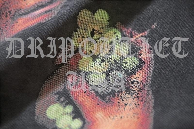 Off-White Colorful Virgin Oil Painting Short Sleeve Tee