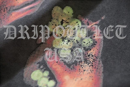 Off-White Colorful Virgin Oil Painting Short Sleeve Tee