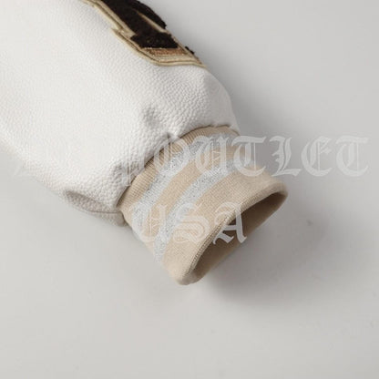 Off-White x AC Milan Varsity Jacket 'Cream/White'