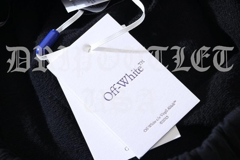 OFF-WHITE Hand Logo Print Sweat Shorts