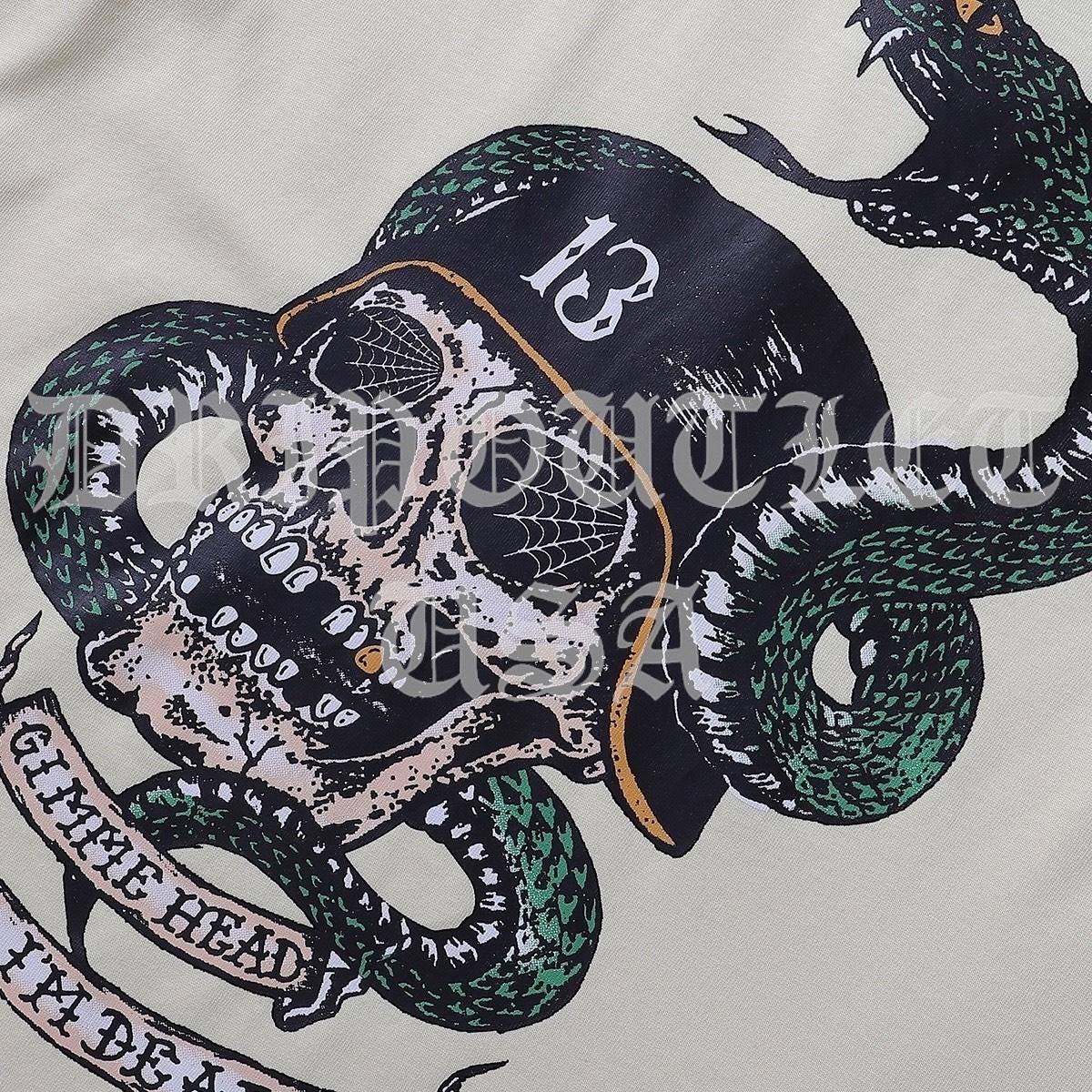 Gallery Dept. Art That Kills Snake Skull Biker Tee Shirt
