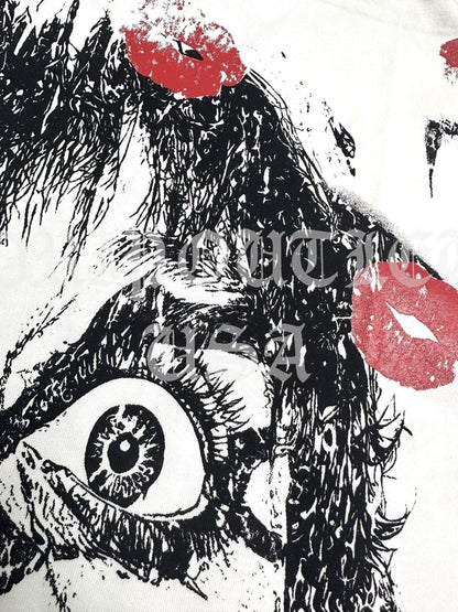 HELLSTAR “Can I Borrow A Kiss? White T-Shirt