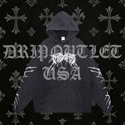 VETEMENTS 'Black Death Metal' Hoodie