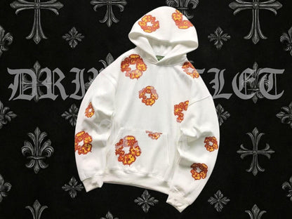 Denim Tears x Offset Wreath Hoodie - 'Black' / 'White'