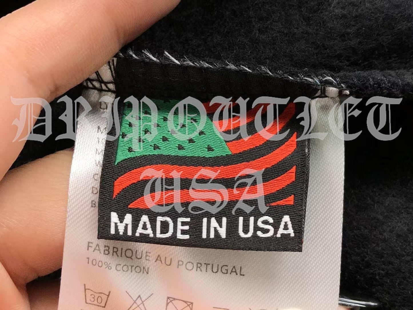 Denim Tears x Offset Wreath Hoodie - 'Black' / 'White'